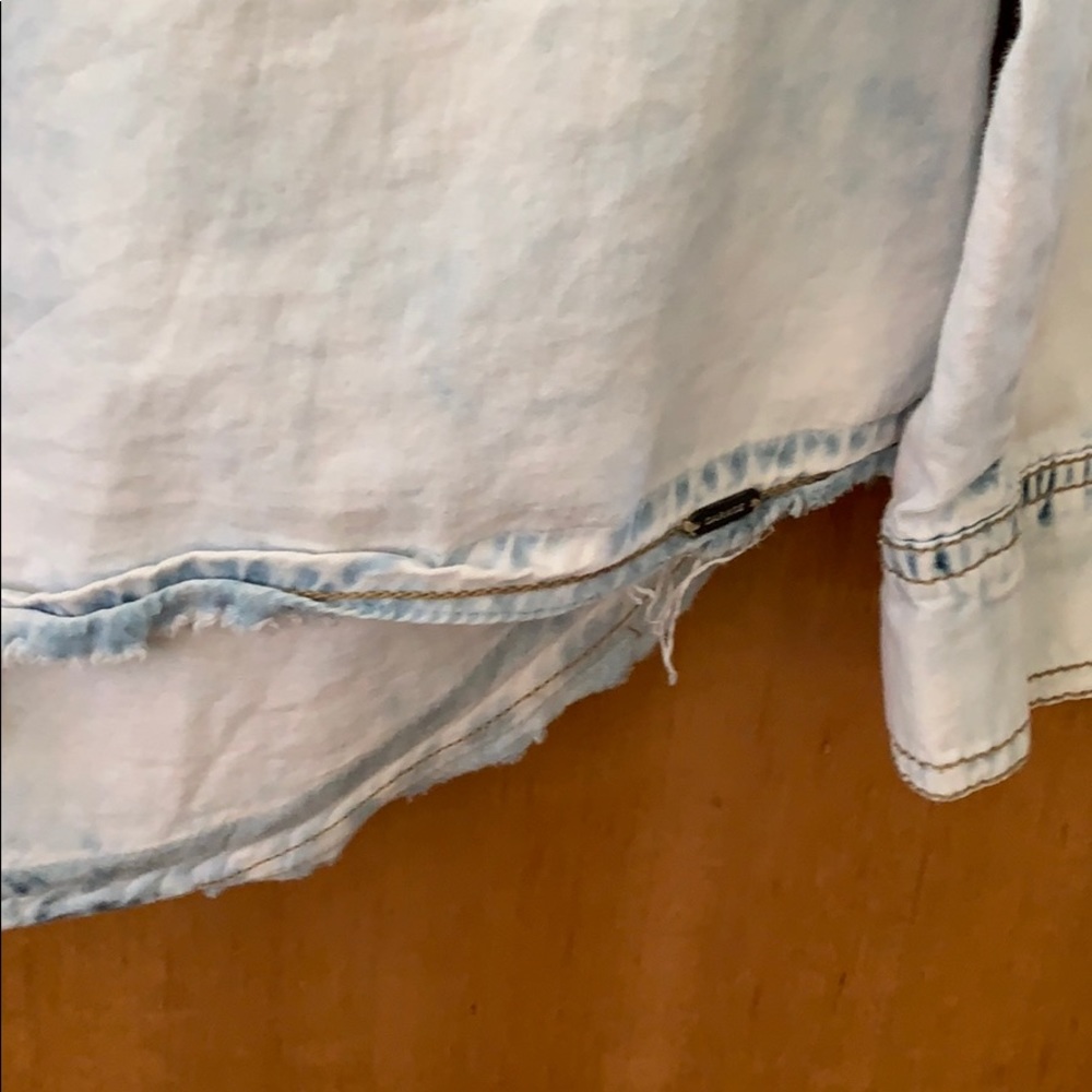 Denim look button down - Picture 2 of 4